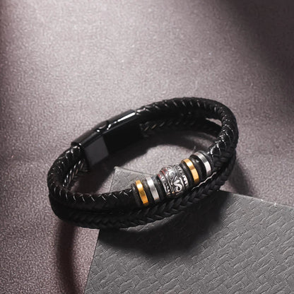 For Son - Laugh, Love, Live Vintage Bracelet