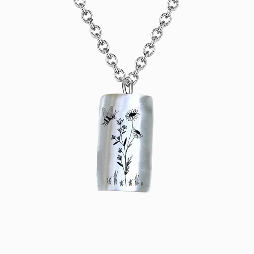 925 Sterling Silver Hummingbird Necklace - Gift For Animal Lover