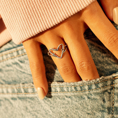 Mom You Have A Heart Made Of Gold Heart Wire Ring