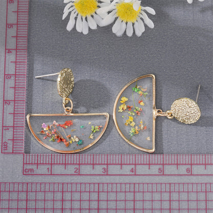 Half Round Dried Flower Ring