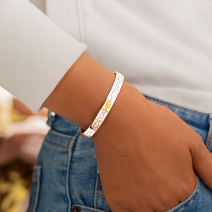 Swimming Against The Current Bangle