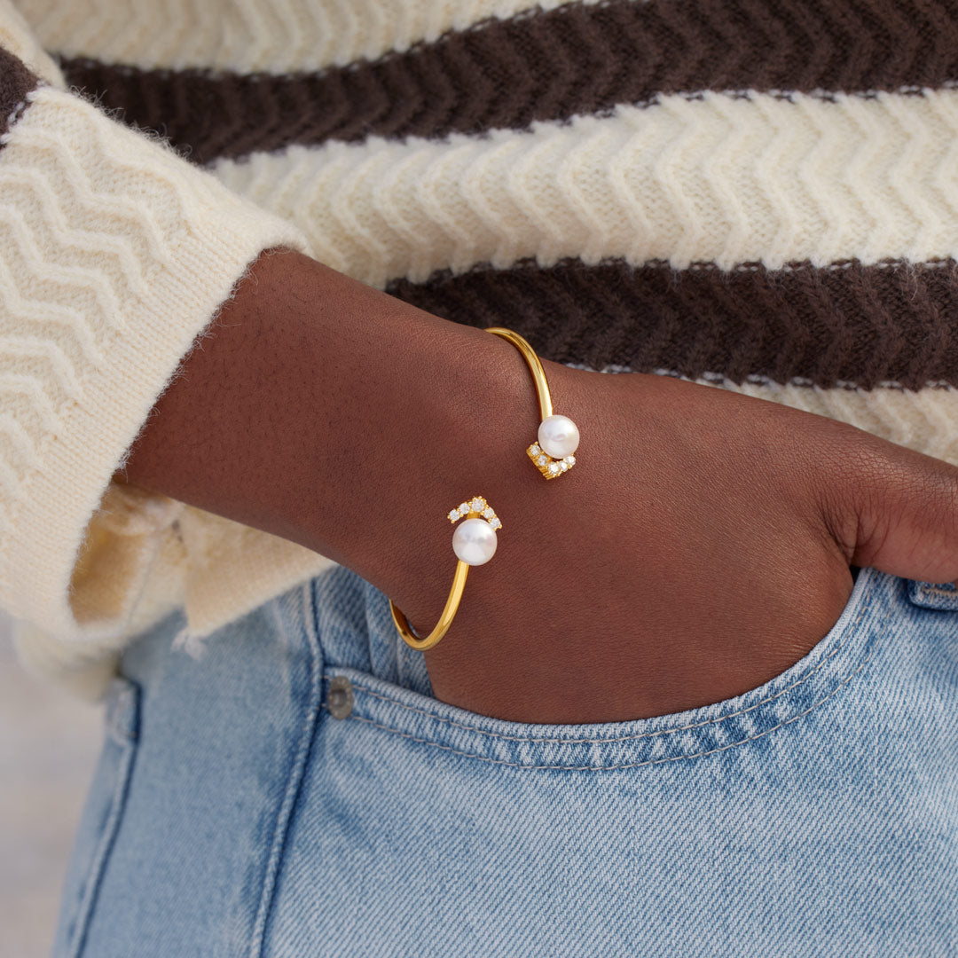 Purest Love Matching Two Pearl Bracelet