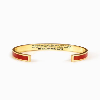 🔥Summer Hot Sale🌊My Badass Girl Gang Multiple Color Bangle