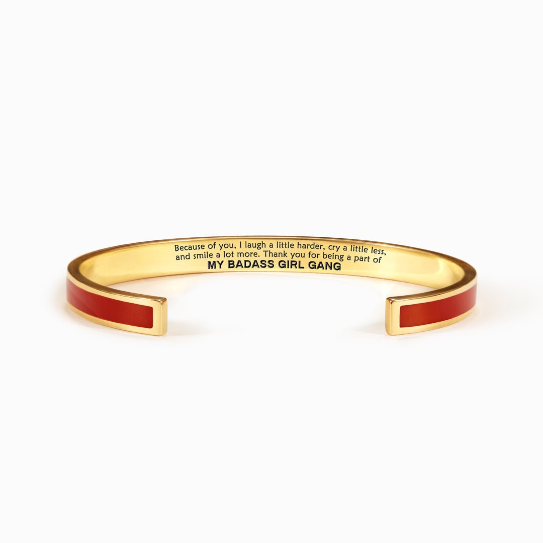 🎉NEW YEAR HOT SALE✨My Badass Girl Gang Multiple Color Bangle