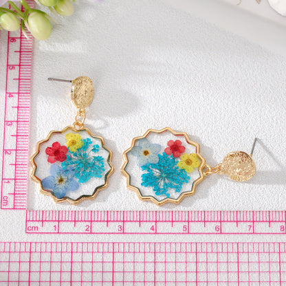Irregular Sunshine Round Dried Flower Ring
