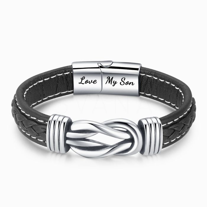 To My Man, I Love You Forever and Always Linked Bracelet