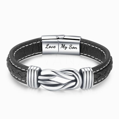 To My Man, I Love You Forever and Always Linked Bracelet
