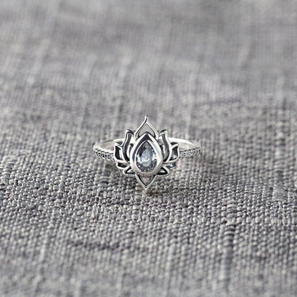 F♥︎ck It And Begin Again Lotus Ring