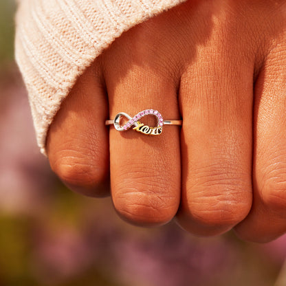 Token of Hugs and Kisses For Daughter XOXO Ring