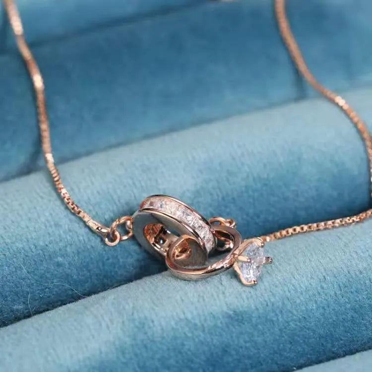 For Love- Interlocking Diamond Bracelet