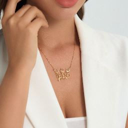 Personalised Cat Name Necklace