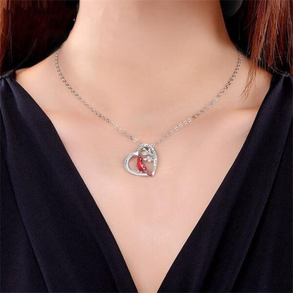 Cardinal Heart Pendant Necklace🎁The Best Gifts For Your Loved Ones💕