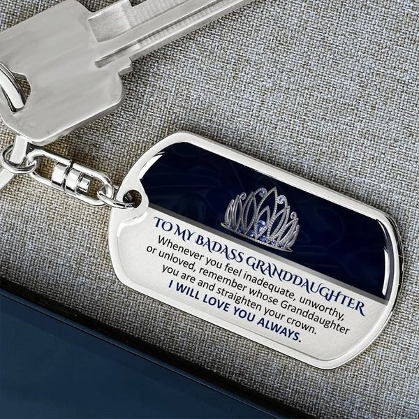 To My Grandson / Granddaughter | Personalized Keychain