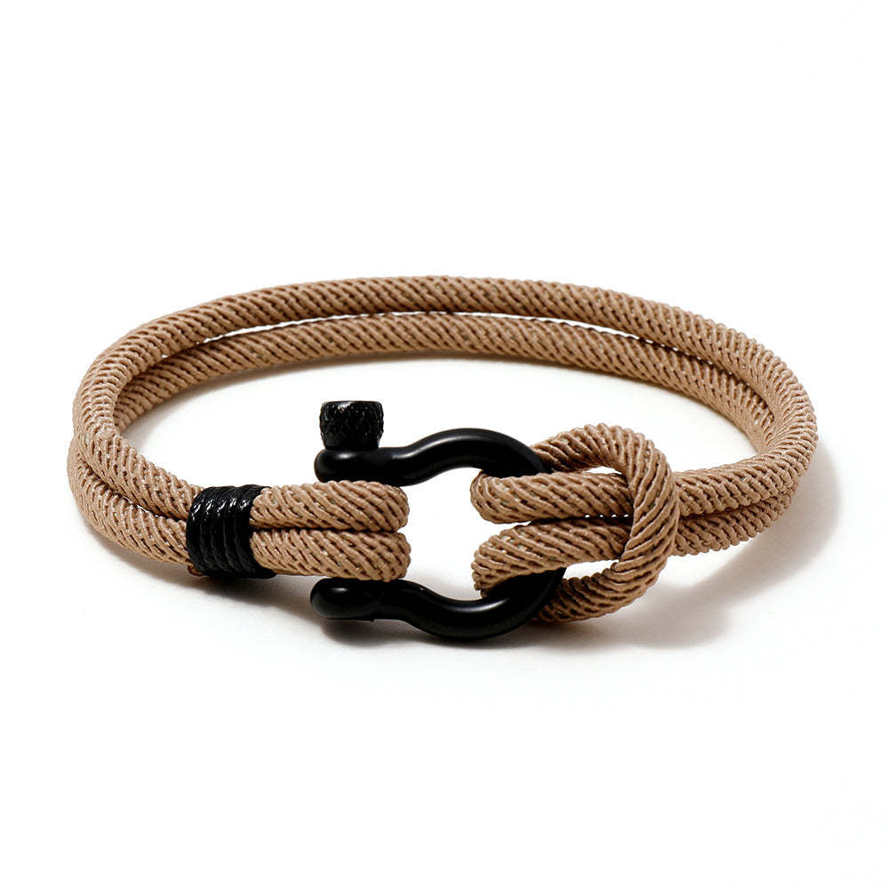 To My Daughter Love You Forever Nautical Bracelet