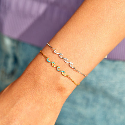 To My Besties For Life Wave Friendship Bracelet