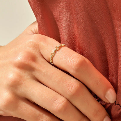 Mother And Daughter Forever Linked Together Ring