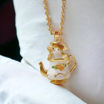 🔥Summer Hot Sale🌊	Mouse In My Teapot Earrings Set