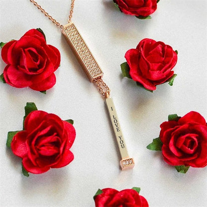 I Love You - Hidden Message Necklace
