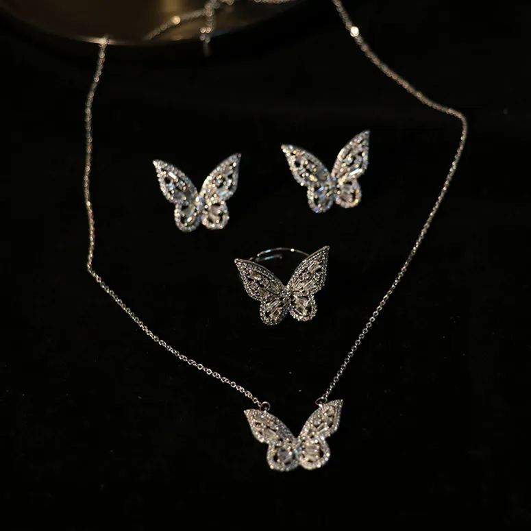 🦋BUTTERFLY CUBIC ZIRCONIA JEWELRY