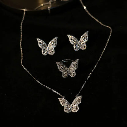 🦋BUTTERFLY CUBIC ZIRCONIA JEWELRY