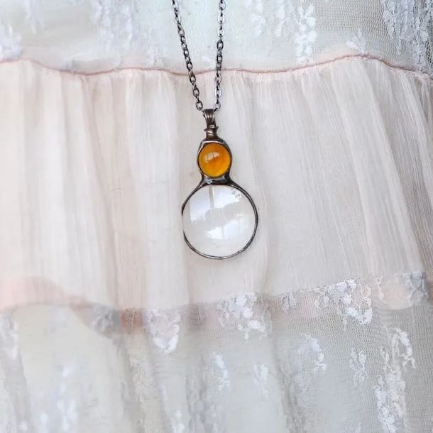 🔥Summer Hot Sale🌊Nostalgic Loupe Necklace | Perfect Gift🎁