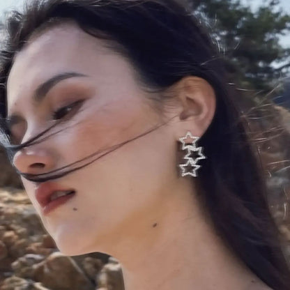 Hot Sale🎁Sparkling Diamond Star Earrings