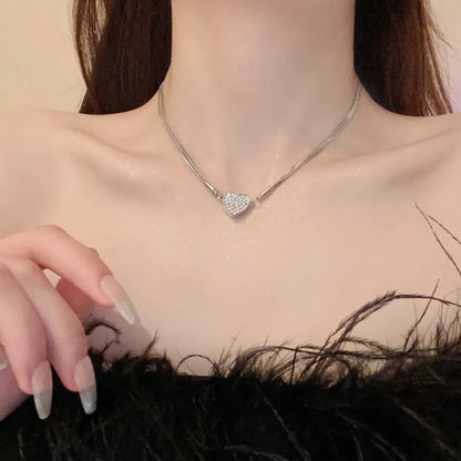 🌸2025 New Sale-Magnetic Love Patchwork Necklace