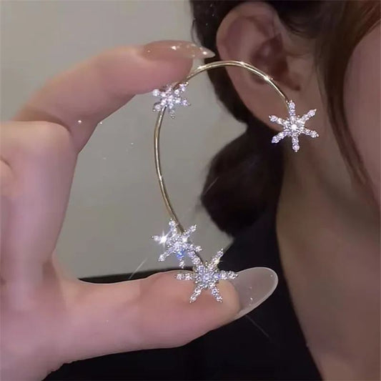 🌸Sparkling Snowflake Zircon Earrings