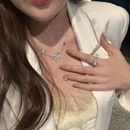 Hot Sale🎁Sparkling Fantasy Butterfly Necklace