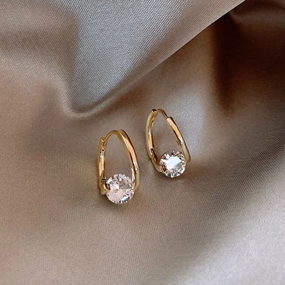 Hot Sale🎁French Style Minimalist Zircon Earrings