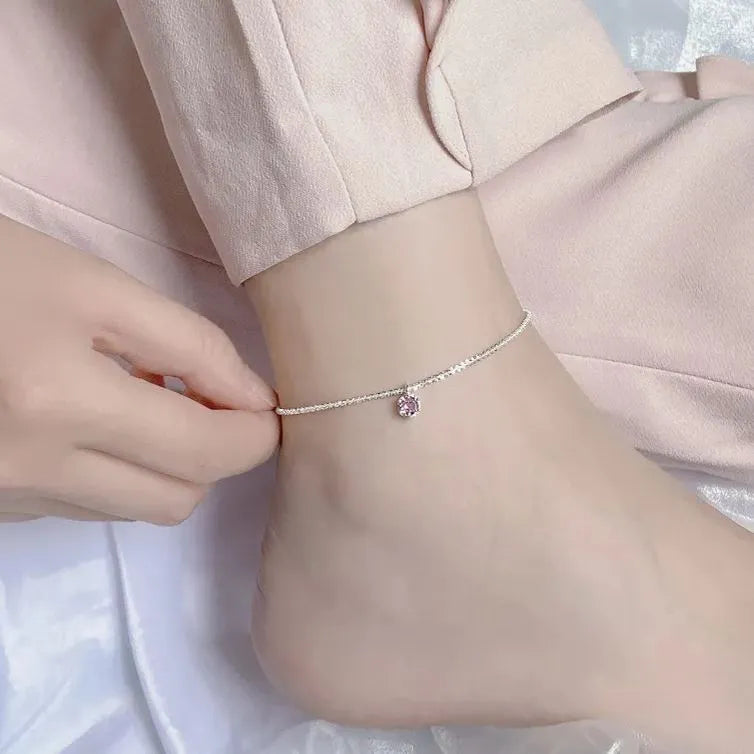 Hot Sale🎁S925 Silver Heart-shaped Tassel Chain