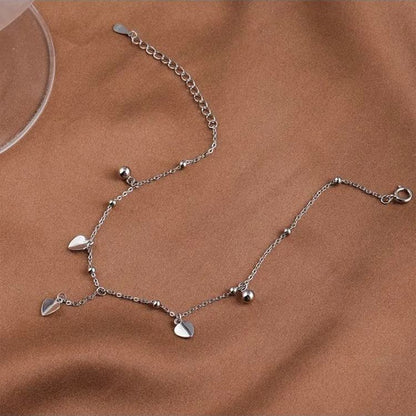 Hot Sale🎁S925 Silver Heart-shaped Tassel Chain