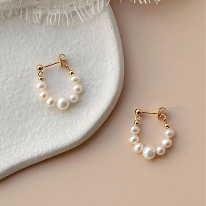 Hot Sale🎁Baroque Natural Freshwater Pearl Earrings