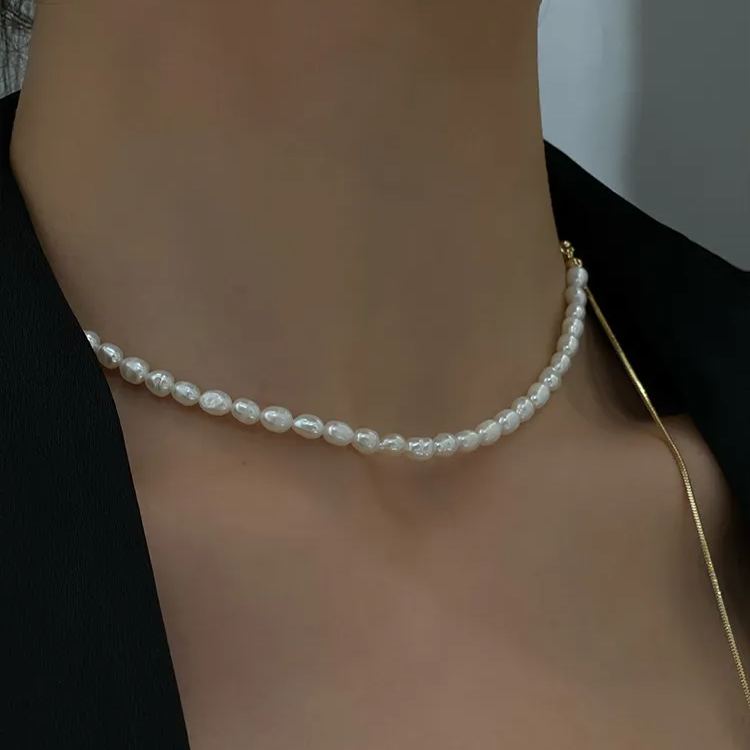 Hot Sale🎁Adjustable Baroque Pearl Necklace