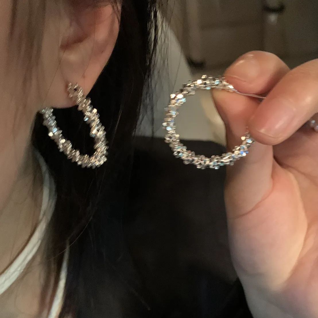 🌸French Style Hoop Earrings