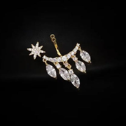 🌸Detachable Design Star Tassel Diamond Stud Earrings