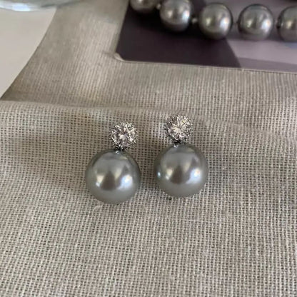 🌸French Style Minimalist Pearl Earrings