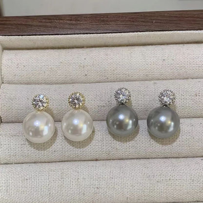 🌸French Style Minimalist Pearl Earrings
