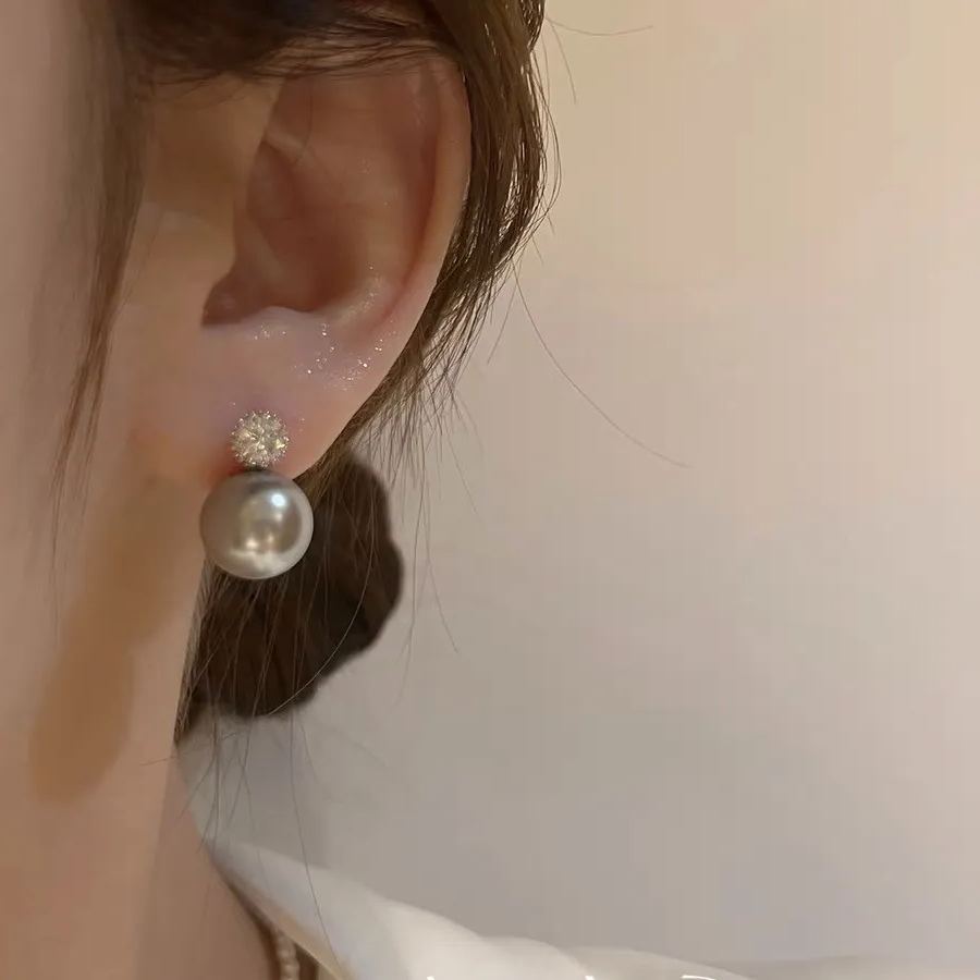 🌸French Style Minimalist Pearl Earrings