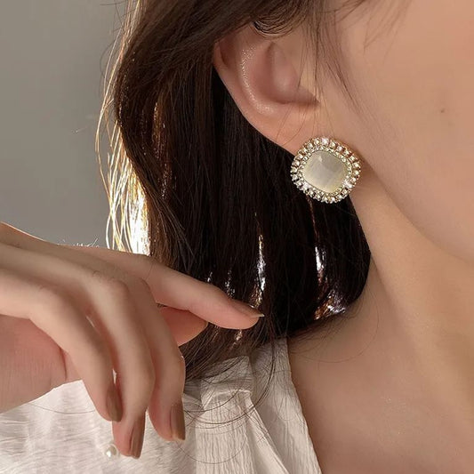 Hot Sale🎁Italian Style Opal Vintage Earrings