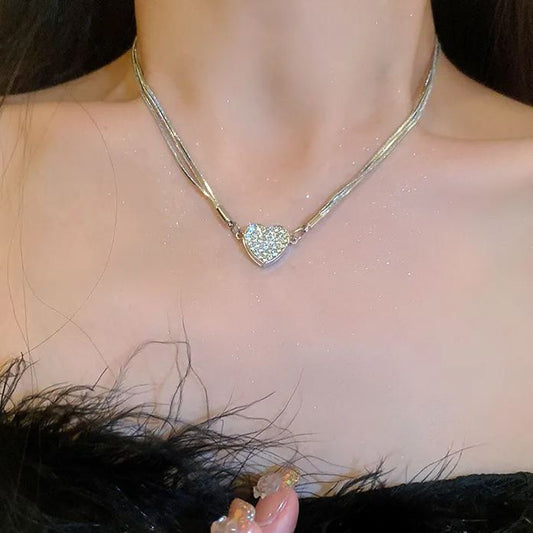 Hot Sale🎁Magnetic Love Patchwork Necklace