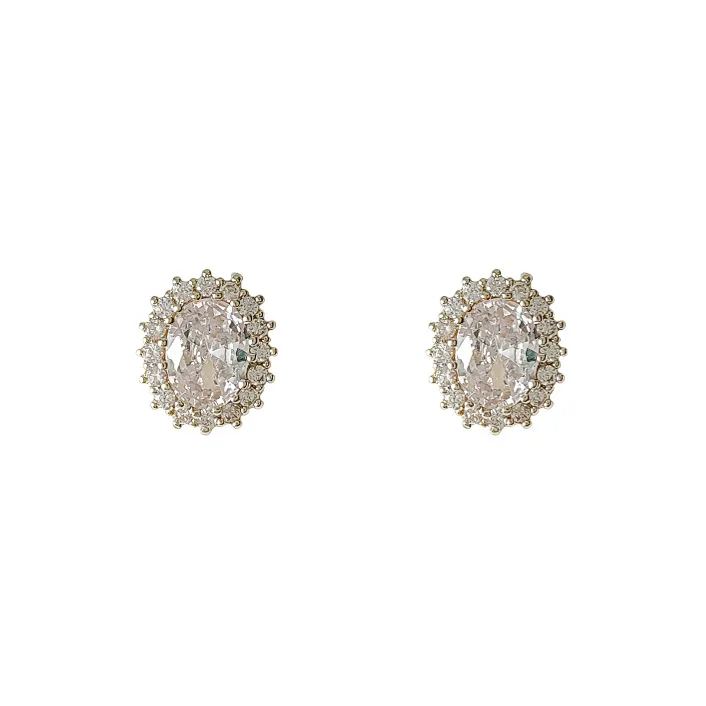 🌸French Style Zircon Sparkling Earrings