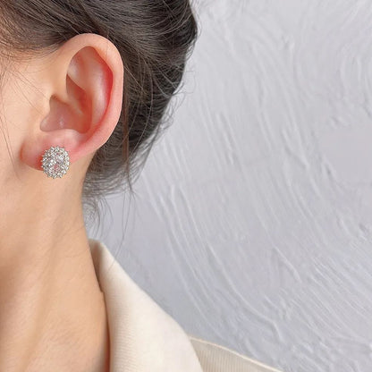 🌸French Style Zircon Sparkling Earrings