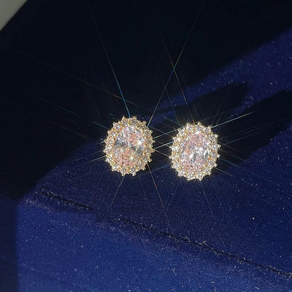 🌸French Style Zircon Sparkling Earrings