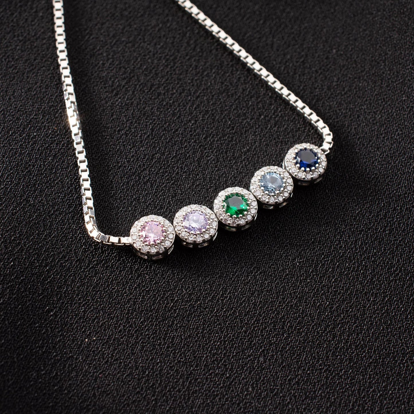 FOR LOVE -  FAMILY CUSTOM BIRTHSTONE  BRACELET