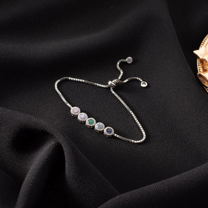 FOR LOVE -  FAMILY CUSTOM BIRTHSTONE  BRACELET