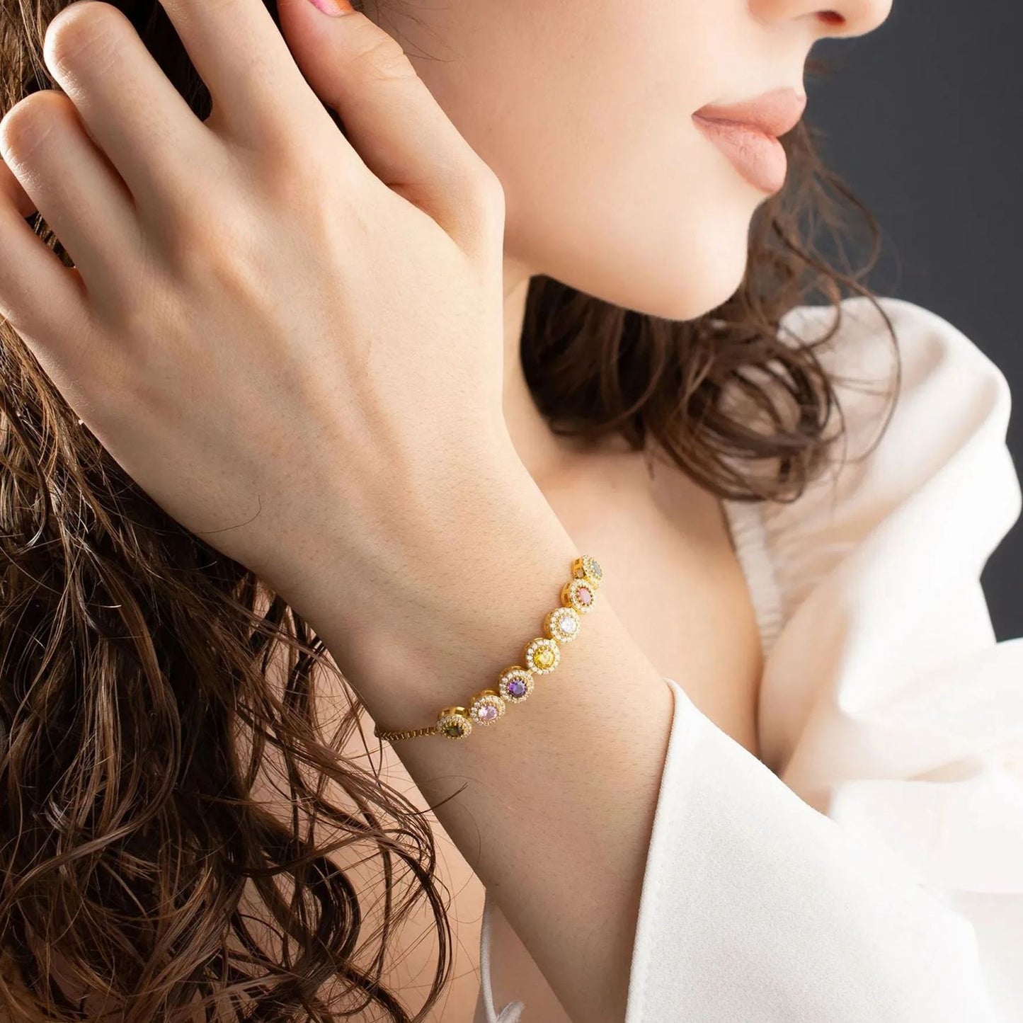 FOR LOVE -  FAMILY CUSTOM BIRTHSTONE  BRACELET