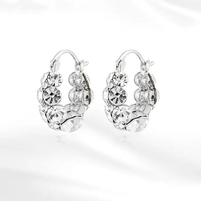 Hot Sale🎁Italy Style Zircon Sparkling Earrings