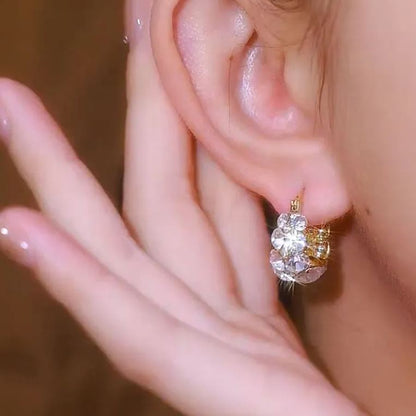 Hot Sale🎁Italy Style Zircon Sparkling Earrings