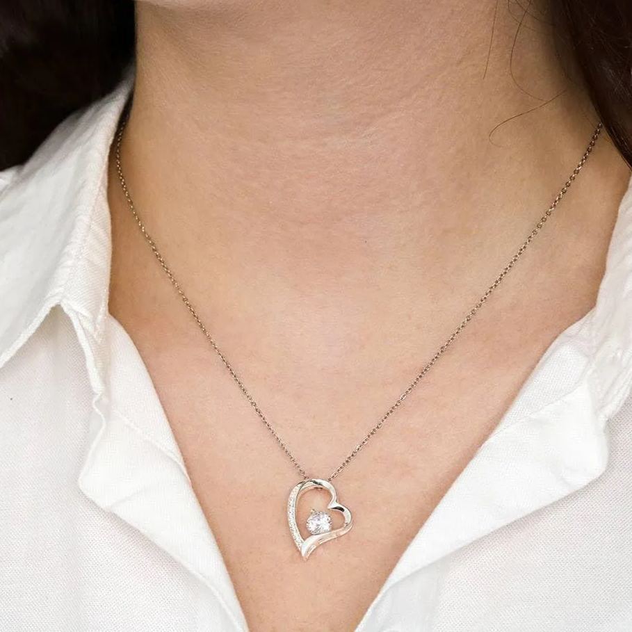 For My Granddaughter -You Are Always In My Heart Necklace